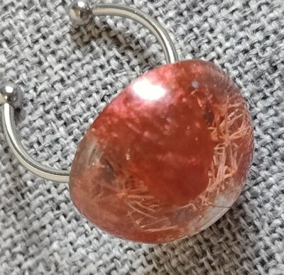 Bague rouge et asparagus